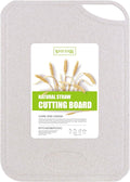 Cutting Board for Kitchen, Wheat Straw Fiber Cutting Board, Dish Washer Safe by zzsbrm