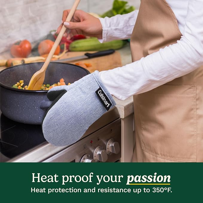 Cuisinart Mini Oven Mitts – 5.5” x 7” Heat-Resistant Kitchen Mitts - Image 3