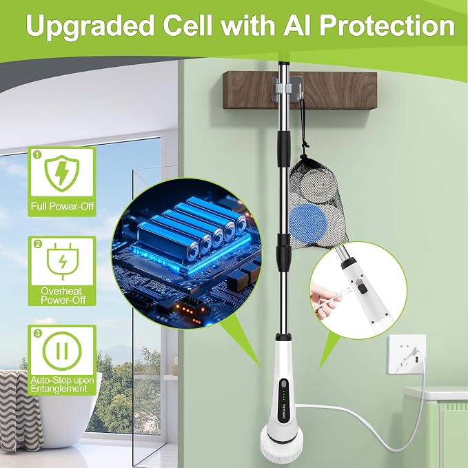Electric Scrubber Brush, IPX7 Electric Scrubber - Image 5