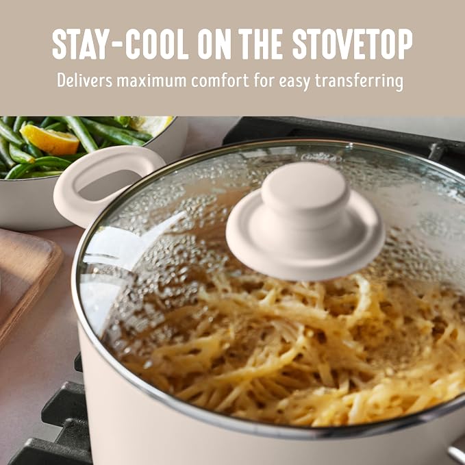 GreenLife 6QT Ceramic Nonstick Stockpot - Image 3