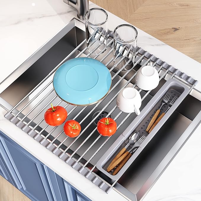 JASIWAY Over The Sink Dish Drying Rack - Image 2