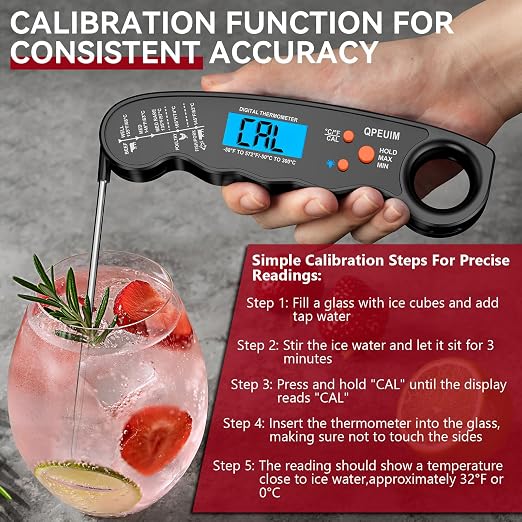 Meat Thermometer Digital, Instant Read Food Thermometer, Waterproof Food - Image 6