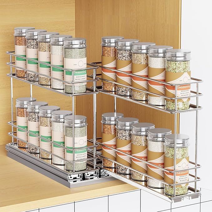 Mystozer Pull Out Spice Rack Organizer by Mystozer