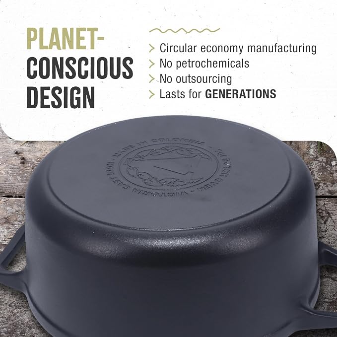 Victoria Cast Iron Large Dutch Oven - Image 5