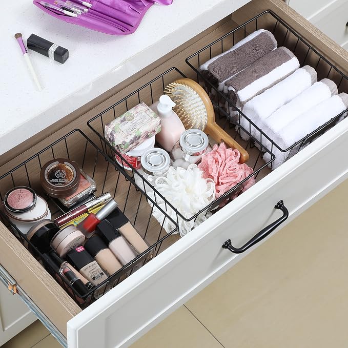 8 Pack Wire Storage Baskets for Organizing - Image 5