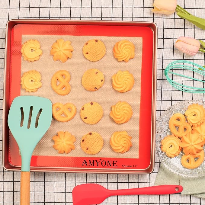 AMYONE Square Silicone Baking Mats - Image 4