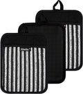 Alselo Silicone Pot Holders Set of 3 Heat Resistant & Non Slip Potholders by Alselo-Enjoyahealthylife