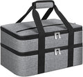 Double Insulated Casserole Carrier, Portable Casserole Carrier by MIAOJIE