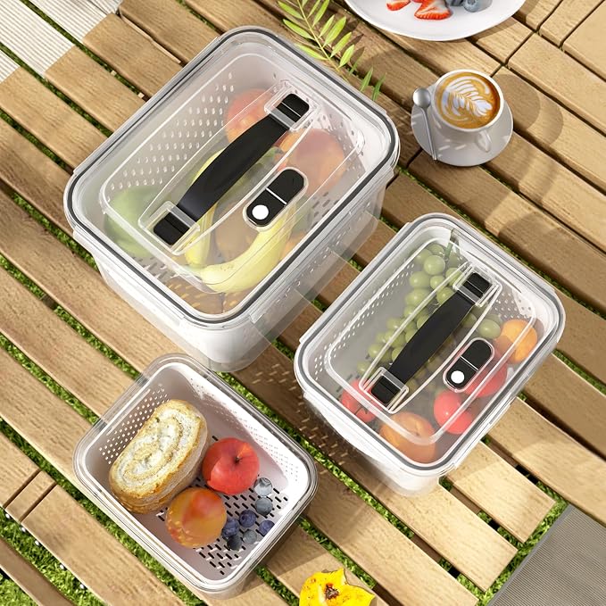 Fruit Storage Containers for Fridge by Ronanemon