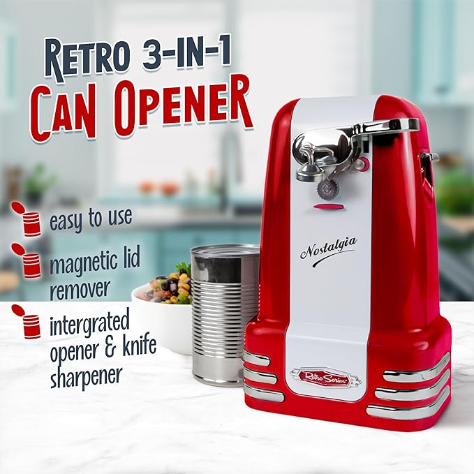 Nostalgia Retro Electric Can Opener - Image 2