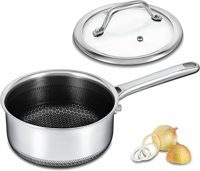 Hybrid Nonstick 1.5 QT Saucepan by Unknown