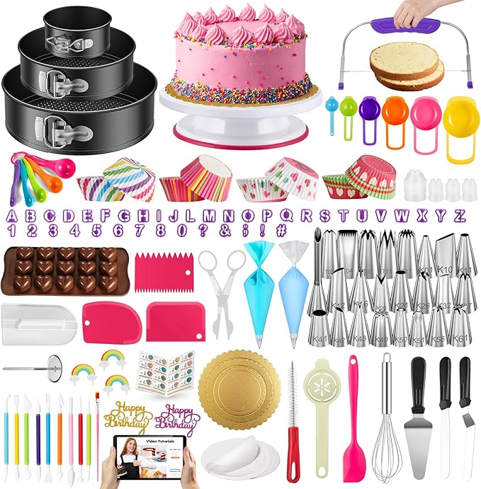 Kootek 700pcs Cake Decorating Kit, Baking Supplies by Kootek
