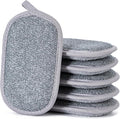 Dual-Sided Multi-Purpose Scrub Sponges, Non-Scratch Dishwashing Sponges by CADONO