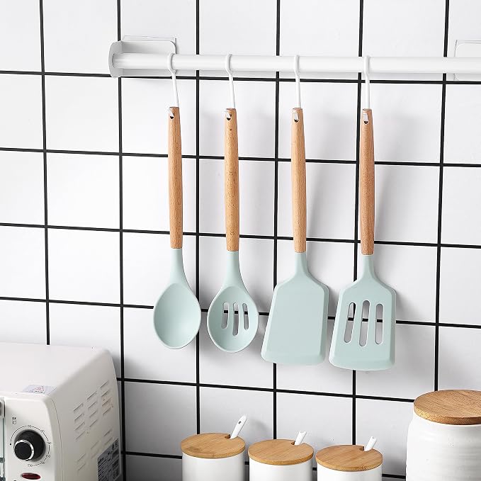 Country Kitchen Non Stick Silicone Utensil Set - Image 7