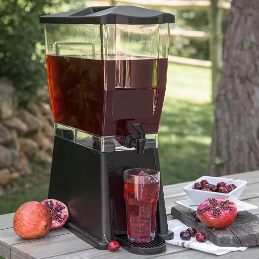 Carlisle FoodService Products Trimline Rectangular Beverage Dispenser Drink - Image 5