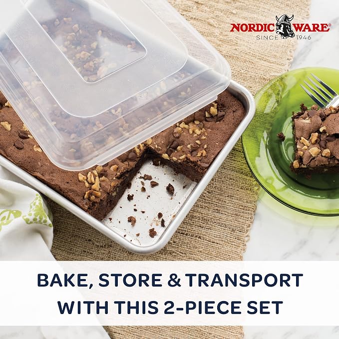 Nordic Ware Natural Aluminum Commercial Cake Pan - Image 2