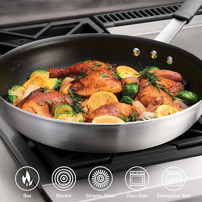 Tramontina Professional 14-Inch Non Stick Extra Large Frying Pan, Heavy-Gauge - Image 2