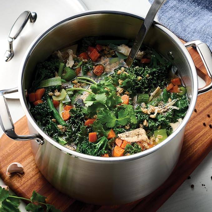 Tramontina Gourmet Stainless Steel 8-Quart Stock Pot - Image 4