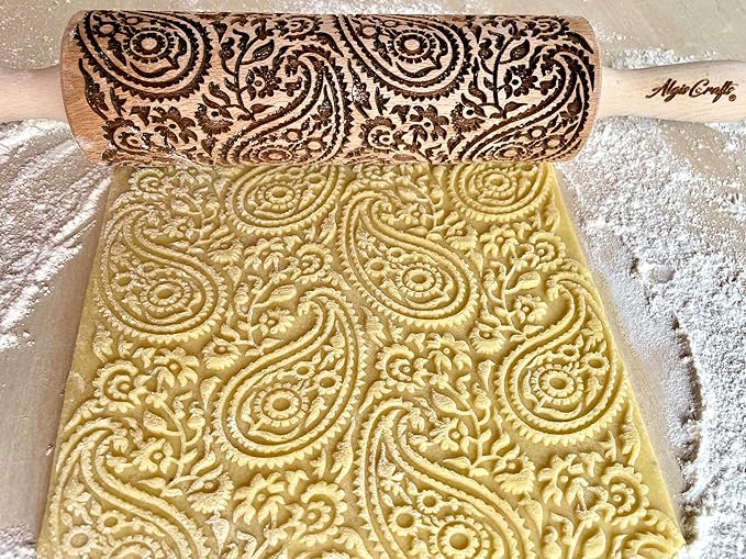PAISLEY Embossing Rolling Pin - Image 2