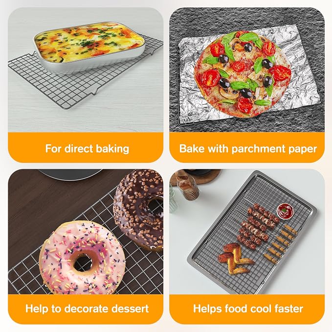 2PCS Cooling Racks for Cooking and Baking - Image 4