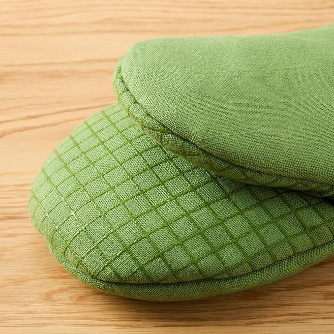 KITCHENAID Gourmet Series Gridlines Mini Oven Mitts 2-Pack Set, Heat Resistant - Image 3