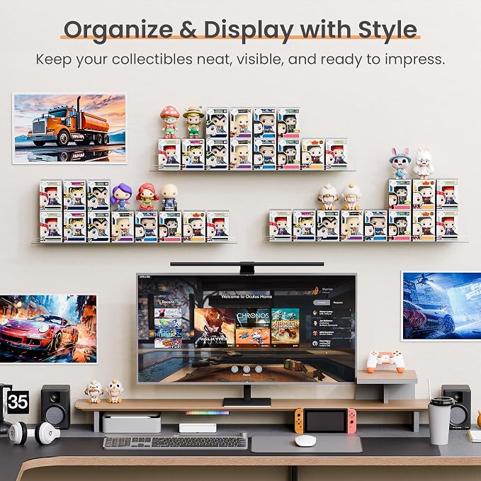 upsimples 6 Pack Acrylic Shelves - Image 4