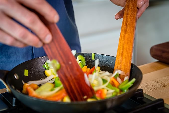 3-Piece Wooden Kitchen Cooking Utensil Set - Image 4