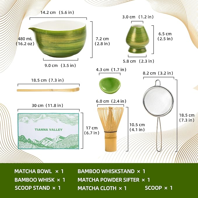 Matcha Whisk Set, Whisk Holder, Unique Gift Set, Tradition Matcha Tea Set - Image 6