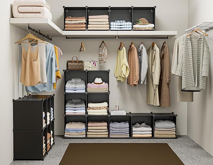 6-Cube Storage Organizer, Closet Organizer Storage Cabinet Shelf Bookcase - Image 5