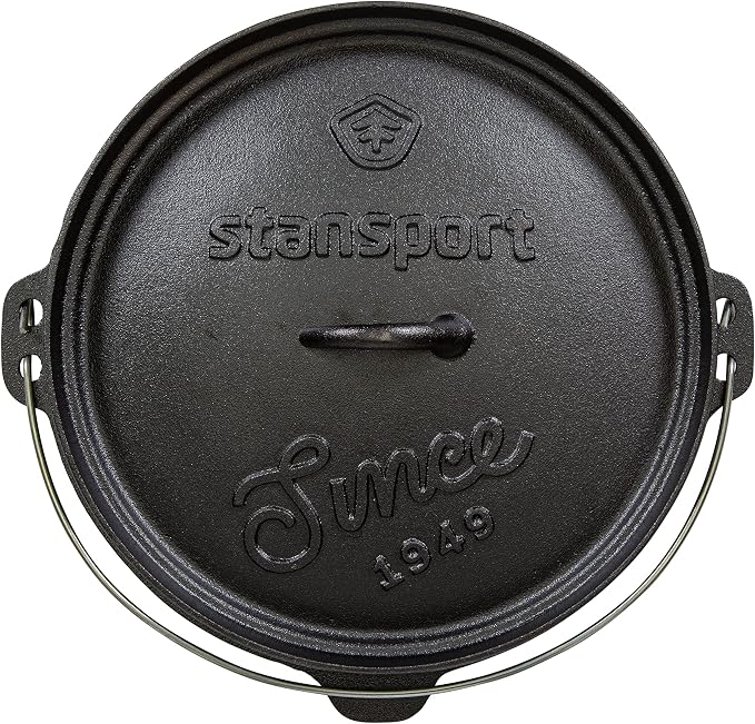Stansport Pre-Seasoned Cast Iron Dutch Oven - Image 9
