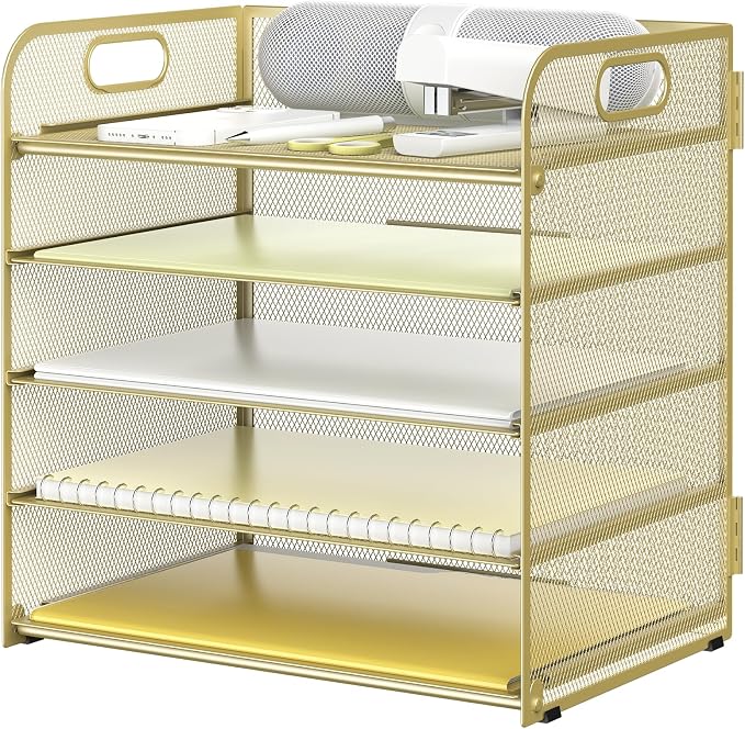 Sinboun Letter Tray Paper Organizer 5-Tier Desk Organizer File Organizer Paper by Sinboun