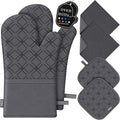 Oven Mitts and Pot Holders Set by HGYI
