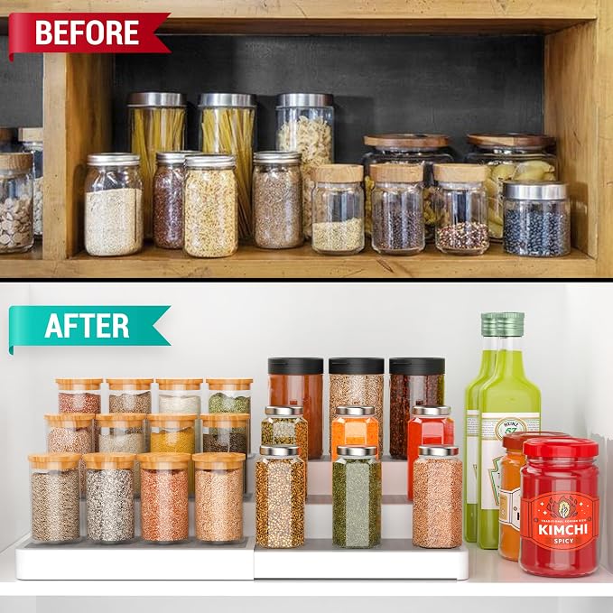 YAN & HIN Expandable Spice Rack Organizer - Image 2
