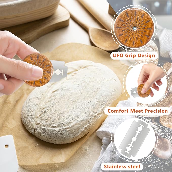UFO Bread Lame Cutter for Homemade Sourdough, Bread Scorer Tool for Sourdough - Image 5