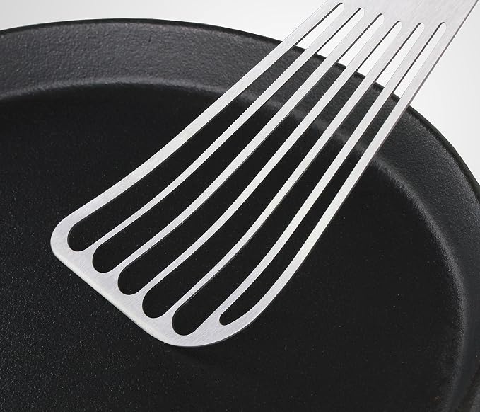 New Star Foodservice 43068 Wood Handle Fish Spatula, 6.5" Blade - Image 6