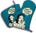 zcyhtqp, Dinner's Fxxking Ready, Funny Silicone Non-Slip Oven Mitts and Pot by zcyhtqp