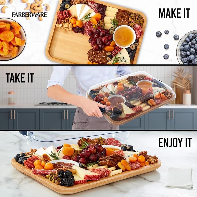 FARBERWARE Build-A-Board Bamboo Cutting Board - Image 2
