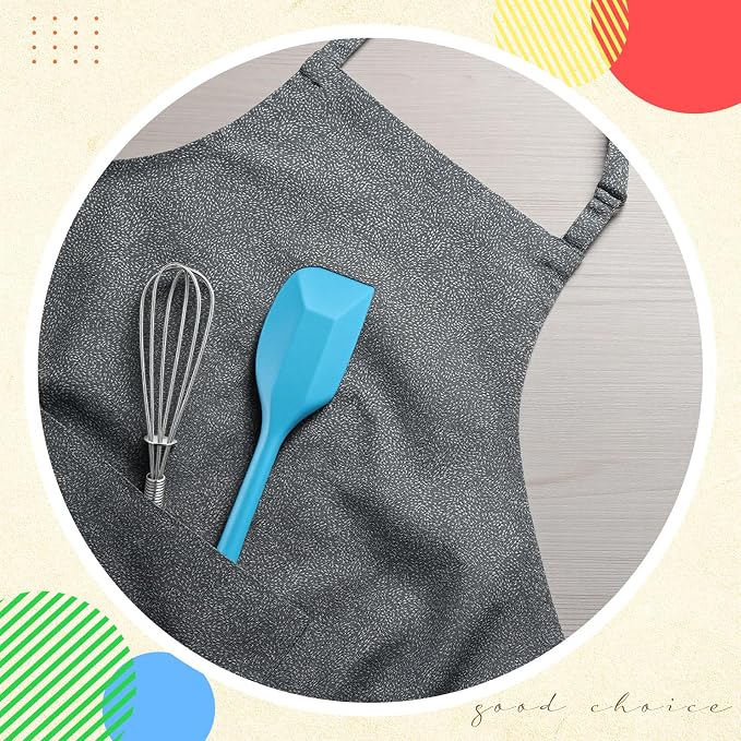 Baderke 24 Set Small Wire Whisk and Silicone Spatula Set Bulk - Image 3