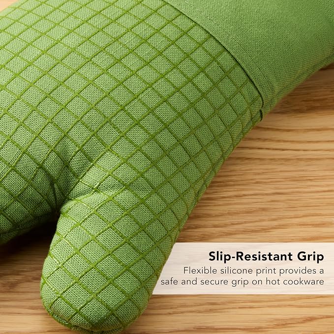 KITCHENAID Gourmet Series Gridlines Oven Mitts 2-Pack Set, Heat Resistant up to - Image 7