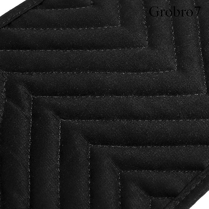 GROBRO7 5Pack Cotton Pocket Pot Holder Set Kitchen Heat Resistant Potholder - Image 4