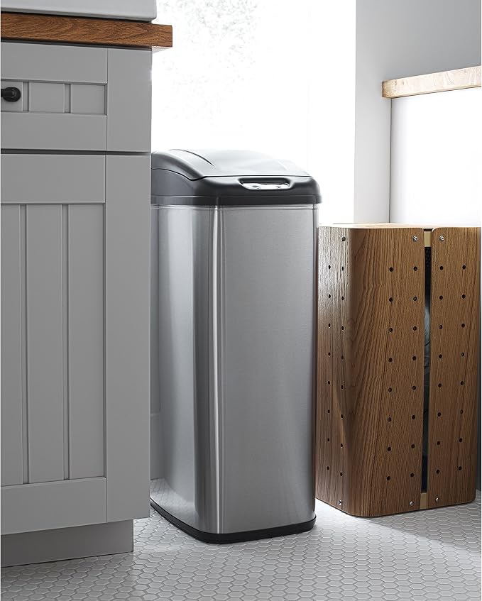 NINESTARS DZT-50-6 The Original Automatic Motion Sensor Trash Can, 13.2 Gal. / - Image 11