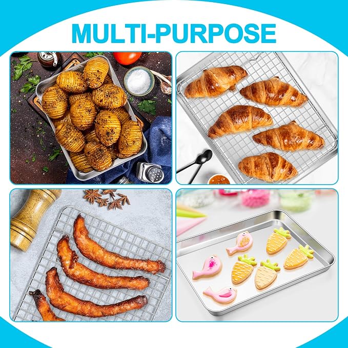 E-far Stainless Steel Baking Sheet - Image 6