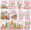 Fanfanwin 10 Pcs Winter Oven Mitts Pot Holders Kitchen Rug and Towel Set by Fanfanwin