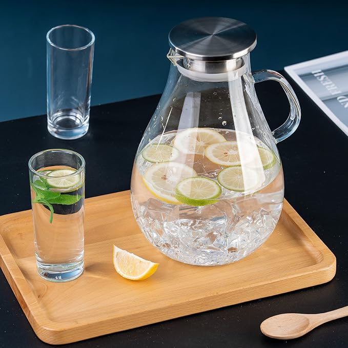 Glass Pitcher with Lid, 3000ml - Image 6