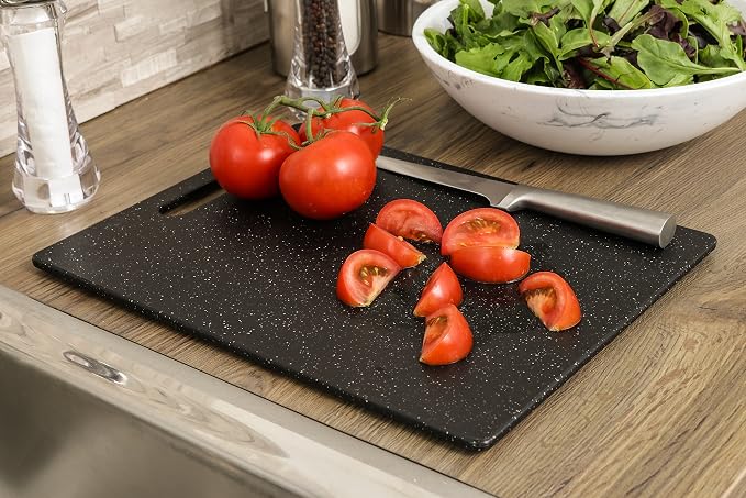 Dexas Superboard Pastry Board and Cutting Boards, Set of Two, Midnight Granite - Image 2