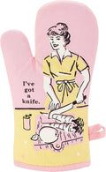 Blue Q Oven Mitt, I've Got a Knife. Super-Insulated Quilting, Natural-Fitting by BlueQ