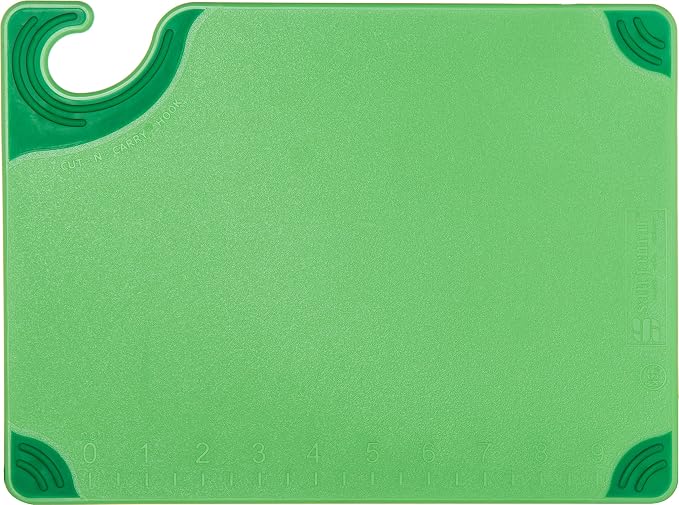 San Jamar Saf-T-Grip Plastic Cutting Board - Image 2