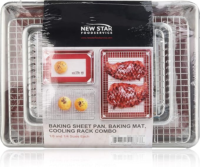 New Star Foodservice 1028768 Commercial-Grade Bun Pan/Baking Sheet, Baking Mat - Image 4