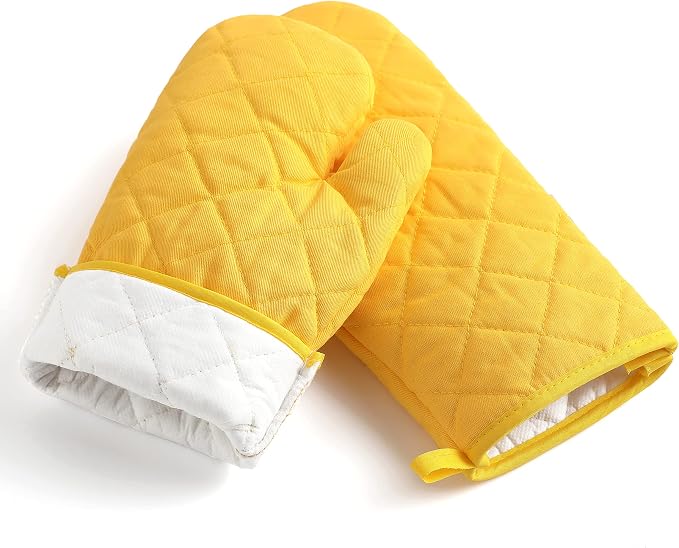Oven Mitts and Pot Holders 4 pcs Set, High Heat Resistant 500 Degree Extra - Image 4