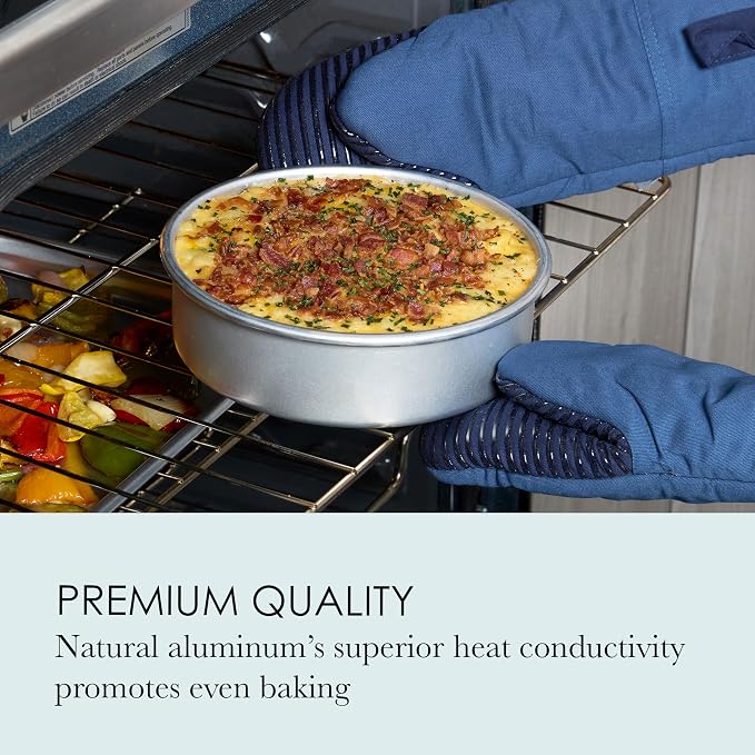 Chicago Metallic Recycled Aluminum 8 inch Round Cake Pan - Image 5
